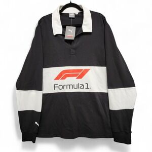Puma F1 Formula 1 Rugby‎ Polo Shirt Mens XXL Long Sleeve Licensed Product NEW